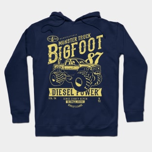 Monster Truck Big Foot Diesel Power 1987 Hoodie